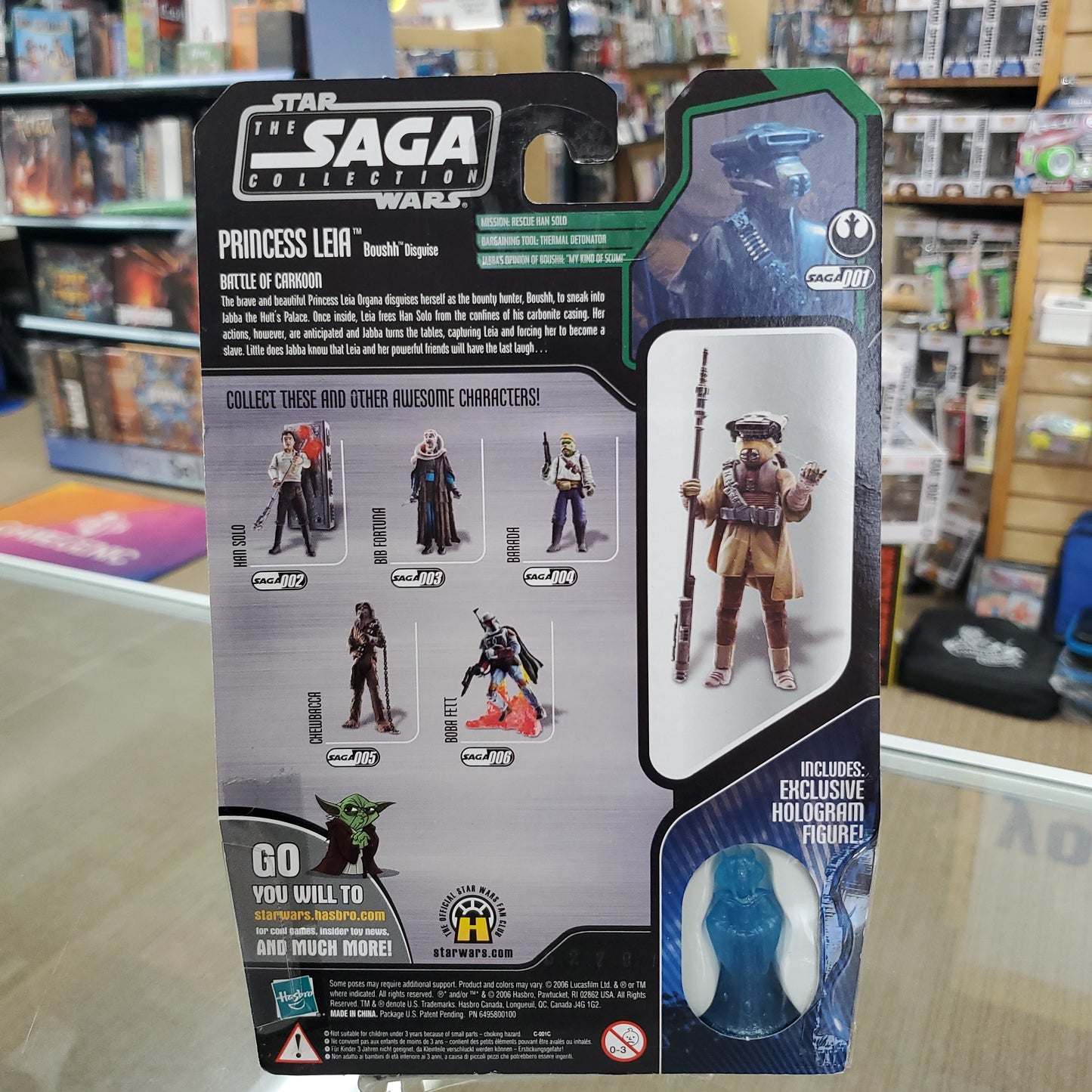 Princess Leia (Boushh Disguise ) Star Wars Saga Collection Action Figure