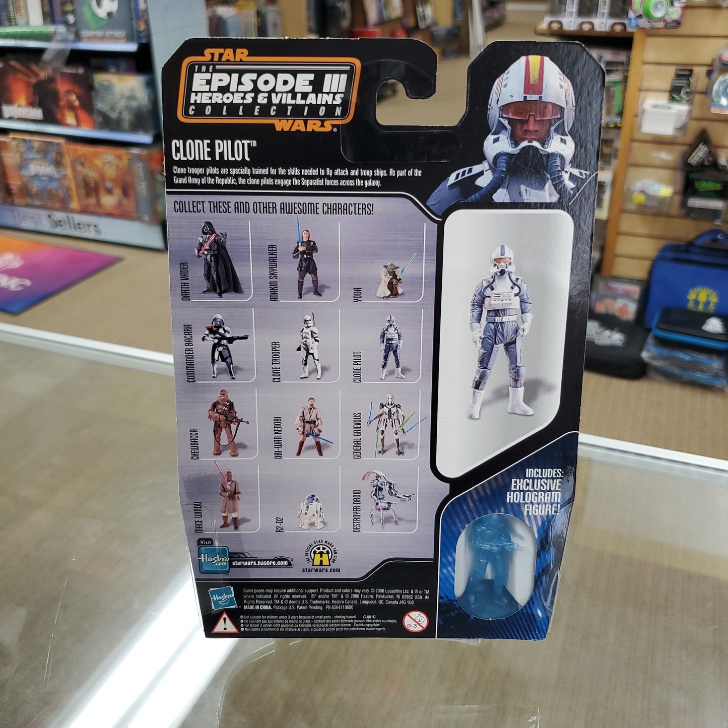 Clone Pilot - Epidode III Heroes & Villains Collection Saga Collection Action Figure