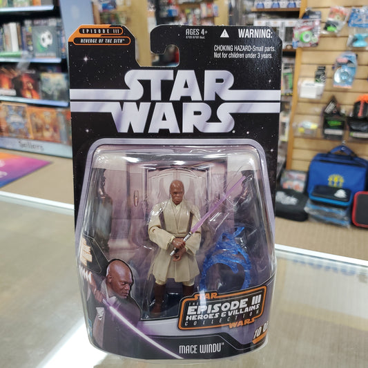 Mace Windu - Epidode III Heroes & Villains Collection Saga Collection Action Figure