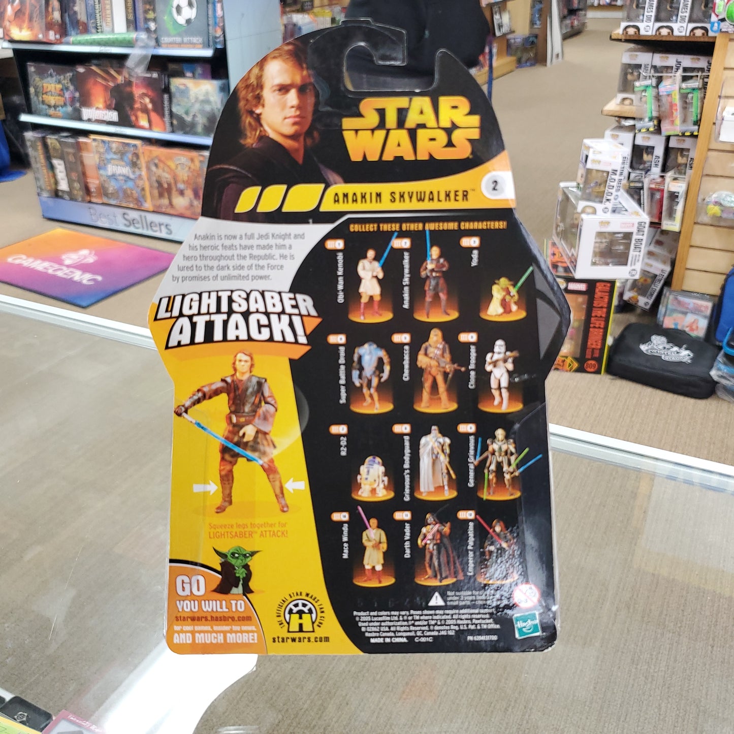 Anakin Skywalker (Lightsaber Attack) - Star Wars Revenge of the Sith Action Figure