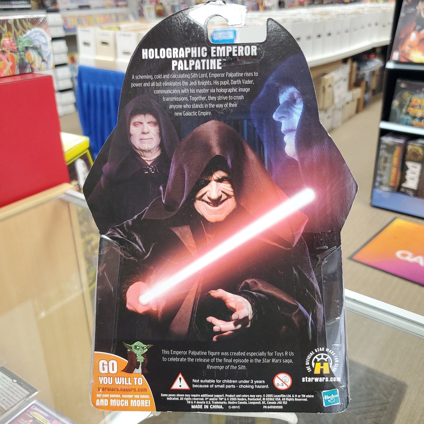 Holographic Emperor Palpatine (TRU) - Star Wars Revenge of the Sith Action Figure