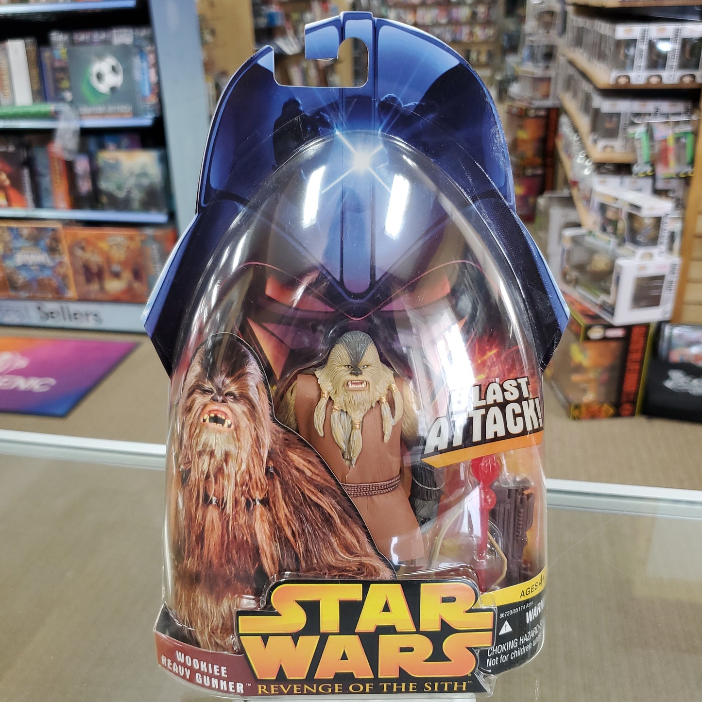 Wookiee Heavy Gunner (Blast Attack) - Star Wars Revenge of the Sith Action Figure