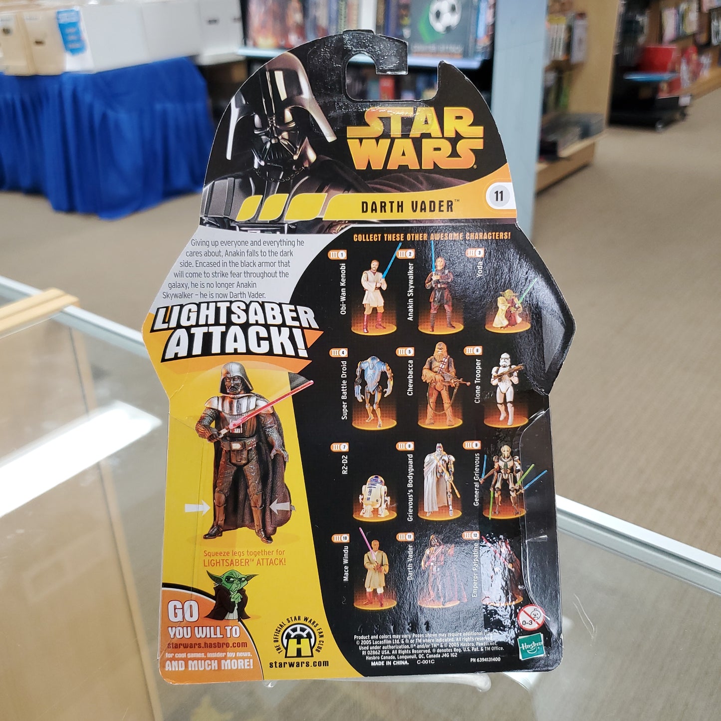 Darth Vader (Lightsaber Attack) - Star Wars Revenge of the Sith Action Figure