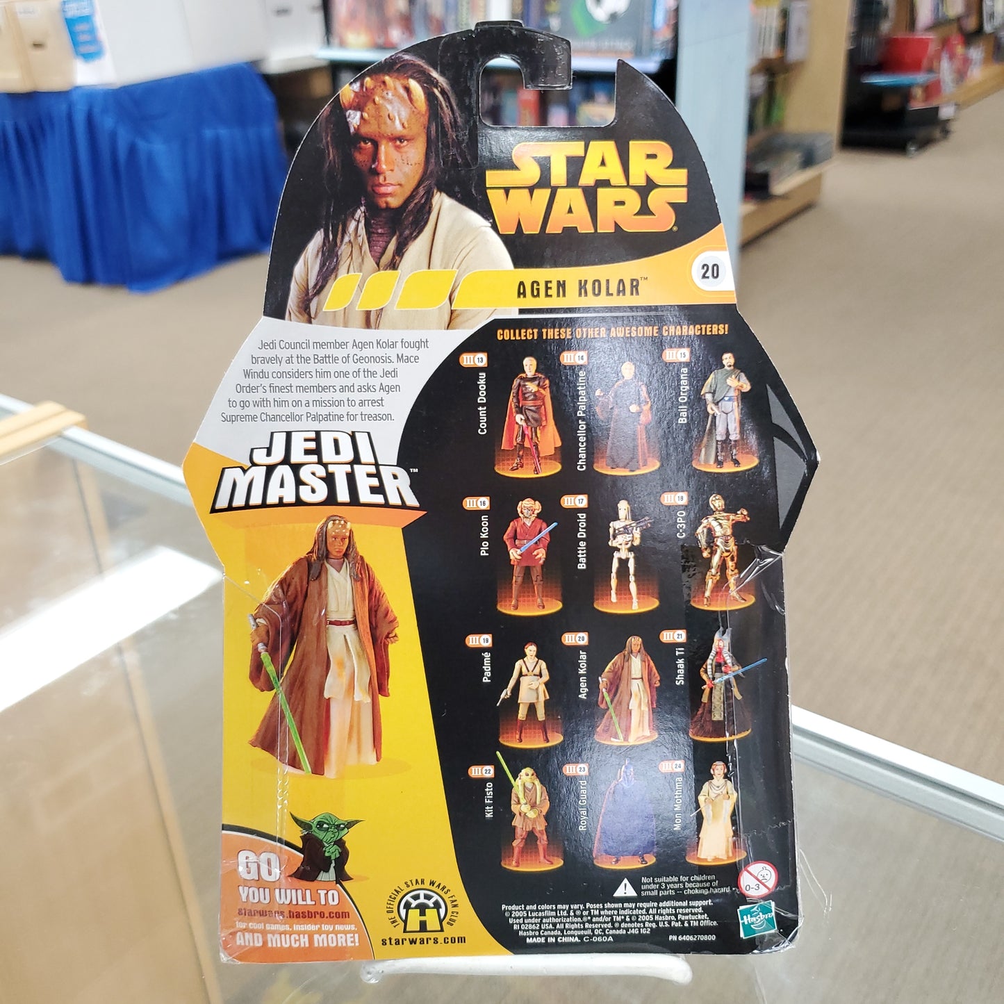 Agen Kolar (Jedi Master) - Star Wars Revenge of the Sith Action Figure