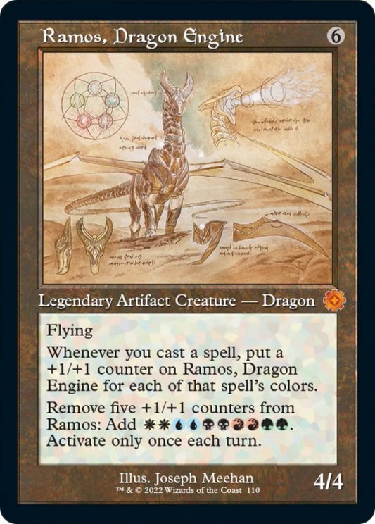 Ramos, Dragon Engine (Schematic) (Serial Numbered) [The Brothers' War Retro Artifacts]