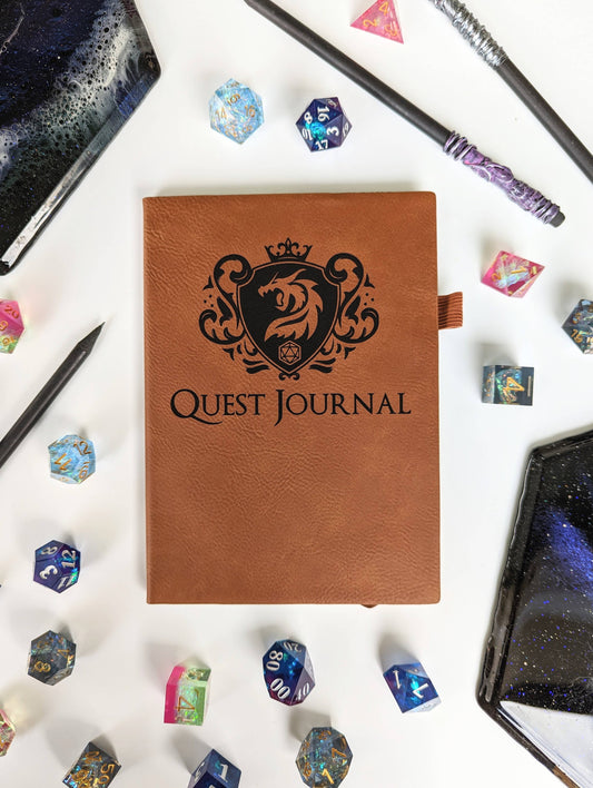 Quest Journal - Vegan Leather Mini Dot Journal