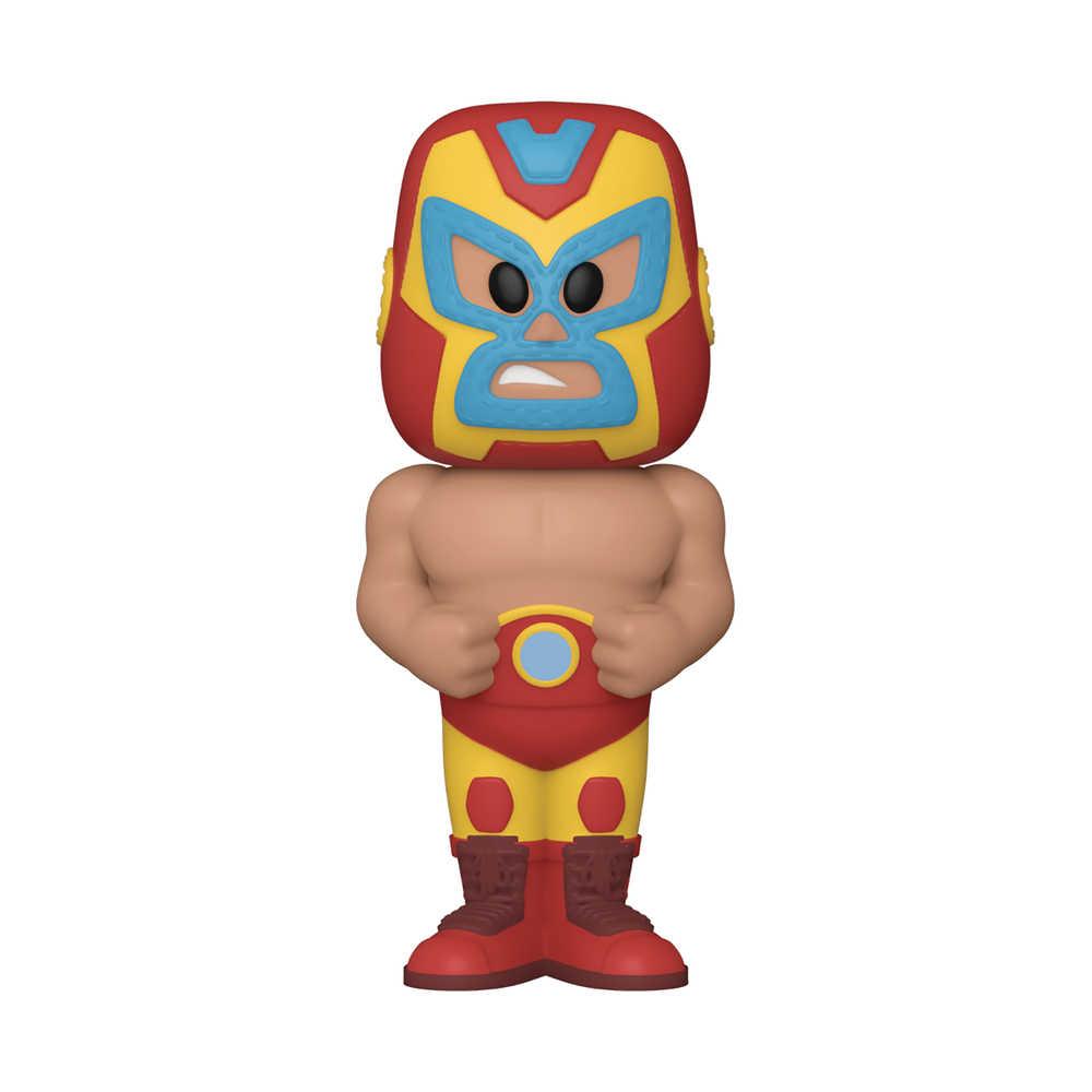 Funko  Vinyl Soda Luchadores Iron Man with Metallic with Chase