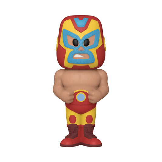 Funko  Vinyl Soda Luchadores Iron Man with Metallic with Chase