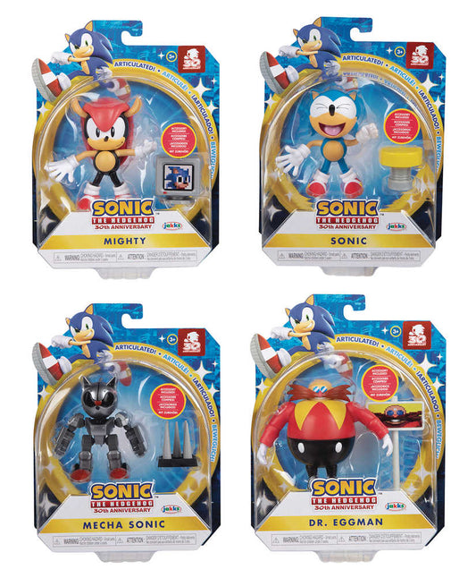 Sonic The Hedgehog 4in Articulated Action Figure Wv5 Assortment