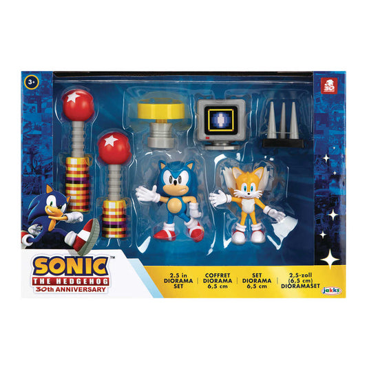 Sonic The Hedgehog 2-1/2in Action Figure Diorama Set