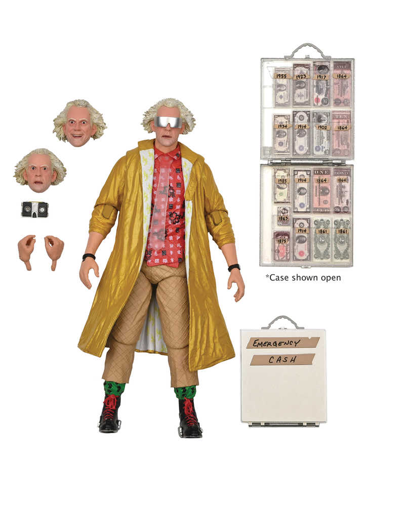 Back To The Future 2 Doc Brown Ultimate 7in Action Figure