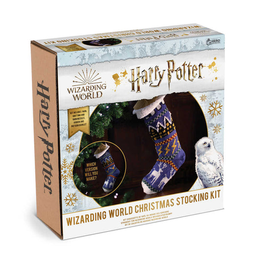 Hp Wizarding World Knit Kit Hogwarts Xmas Stocking