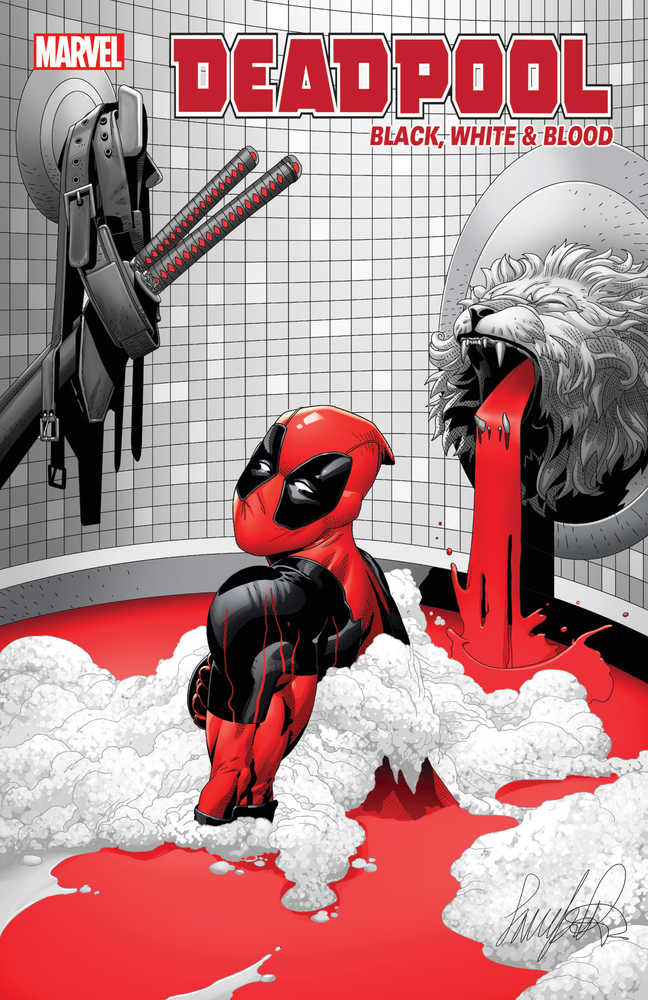 Deadpool Black White Blood #3 (Of 4) Larroca Variant