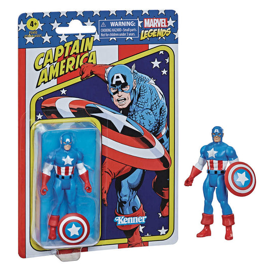 Marvel Retro Legends 3-3/4in Cpt America Rerun Action Figure Case  (