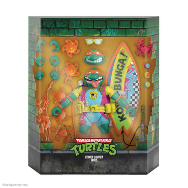 Teenage Mutant Ninja Turtles Ultimates Wave 6 Sewer Surfer Mike Figure