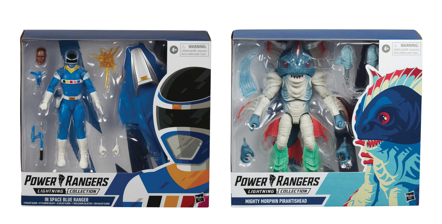 Power Rangers Lightning Deluxe 6in Action Figure Blue Ranger Pirantishead