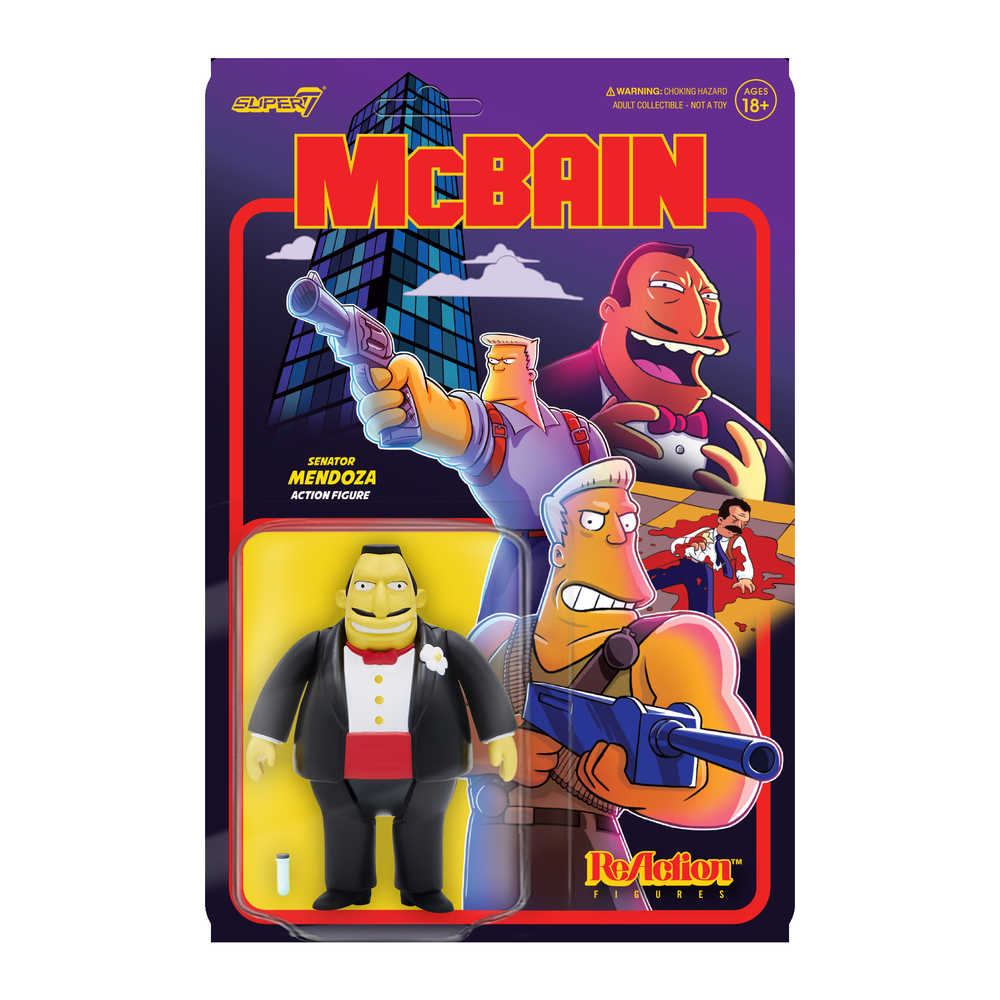 Simpsons W1 Mcbain Mendoza Reaction Figure