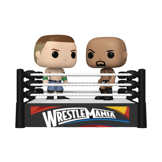 Pop Moment WWE Cena vs Rock Vinyl Figure