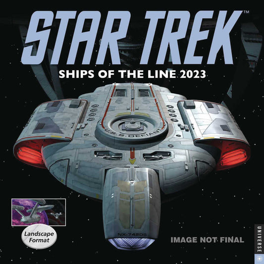 Star Trek Ships Of Line 2023 Wall Calendar