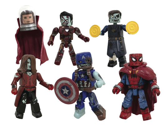 Dcd 40th Marvel What If Zombie Minimates Previews Exclusive Box Set