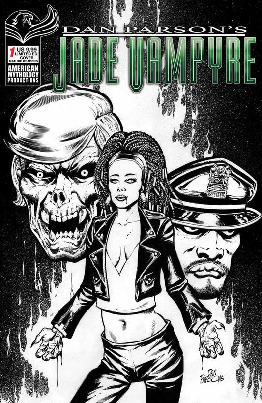 Dan Parsons Jade Vampyre #1 Cover C 1/350 Limited Edition Black & White (Mature)