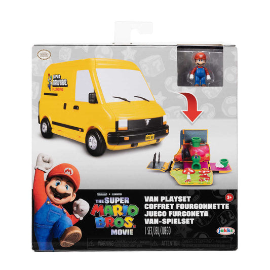 Super Mario Movie Van Playset Case