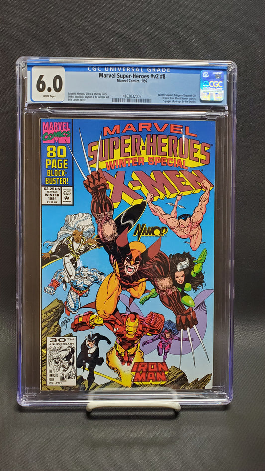Marvel Super-Heroes Winter Special V2 #8 1st appearance of Squirrel Girl- CGC 6.0