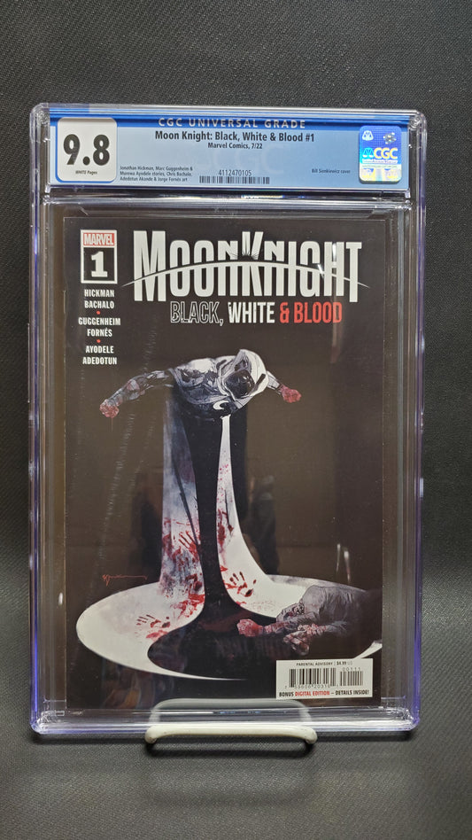Moon Knight Black, White and Blood #1- CGC 9.8