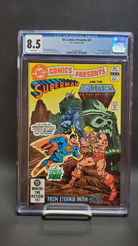 DC Comics Presents #47 1st Appearance of He-man & Skeletor - CGC 8.5