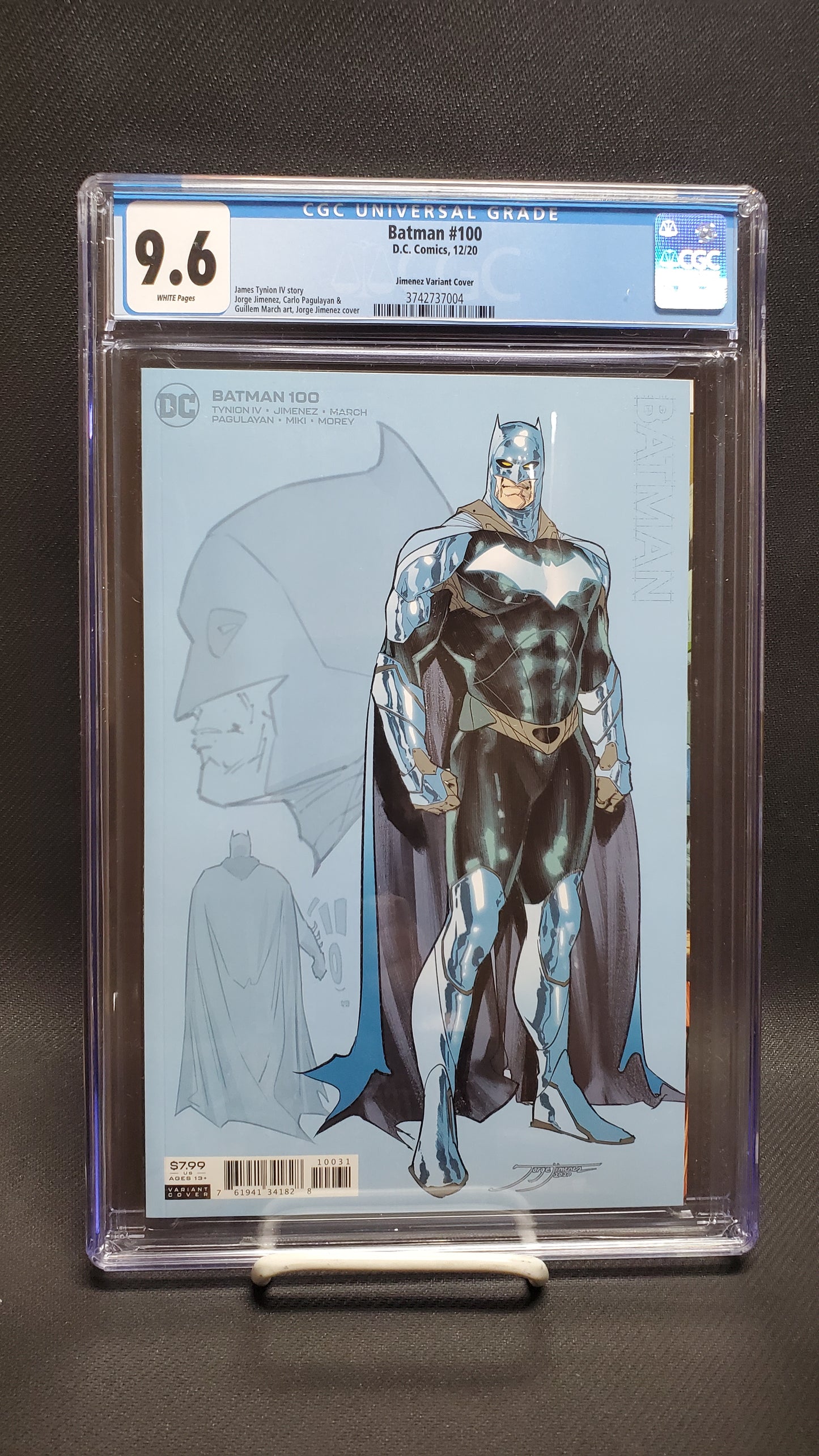 Batman #100 Jimenez 1:25 Variant - CGC 9.6 - Joker War - Tynion