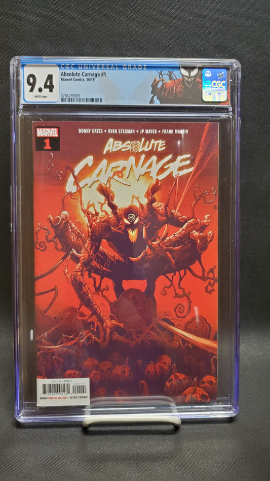 Absolute Carnage #1 - Custom Label CGC 9.4