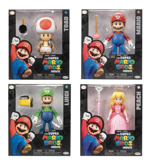 Super Mario Movie 5in Action Figures