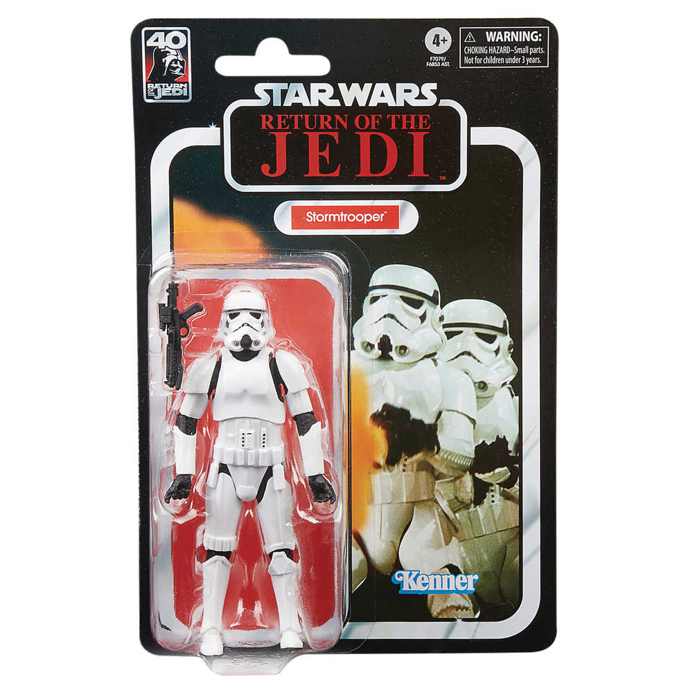 Star Wars Black E6 40th Ann 6in Stormtrooper Action Figure