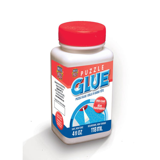 Jigsaw Puzzle Accessories - 4oz Glue with Cap Spreader