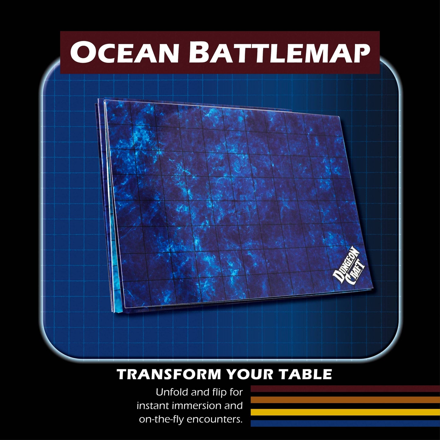 BattleMap: Ocean RPG battle map for DnD