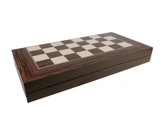 Backgammon Set - Simple Wood Grain 19"