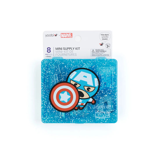Yoobi Mini Supply Kit Box Kawaii Captain America