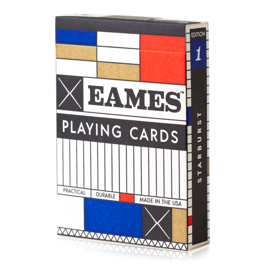 Eames "Starburst" Playing Cards - Blue