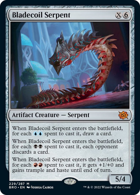 Bladecoil Serpent [The Brothers' War Promo Pack]