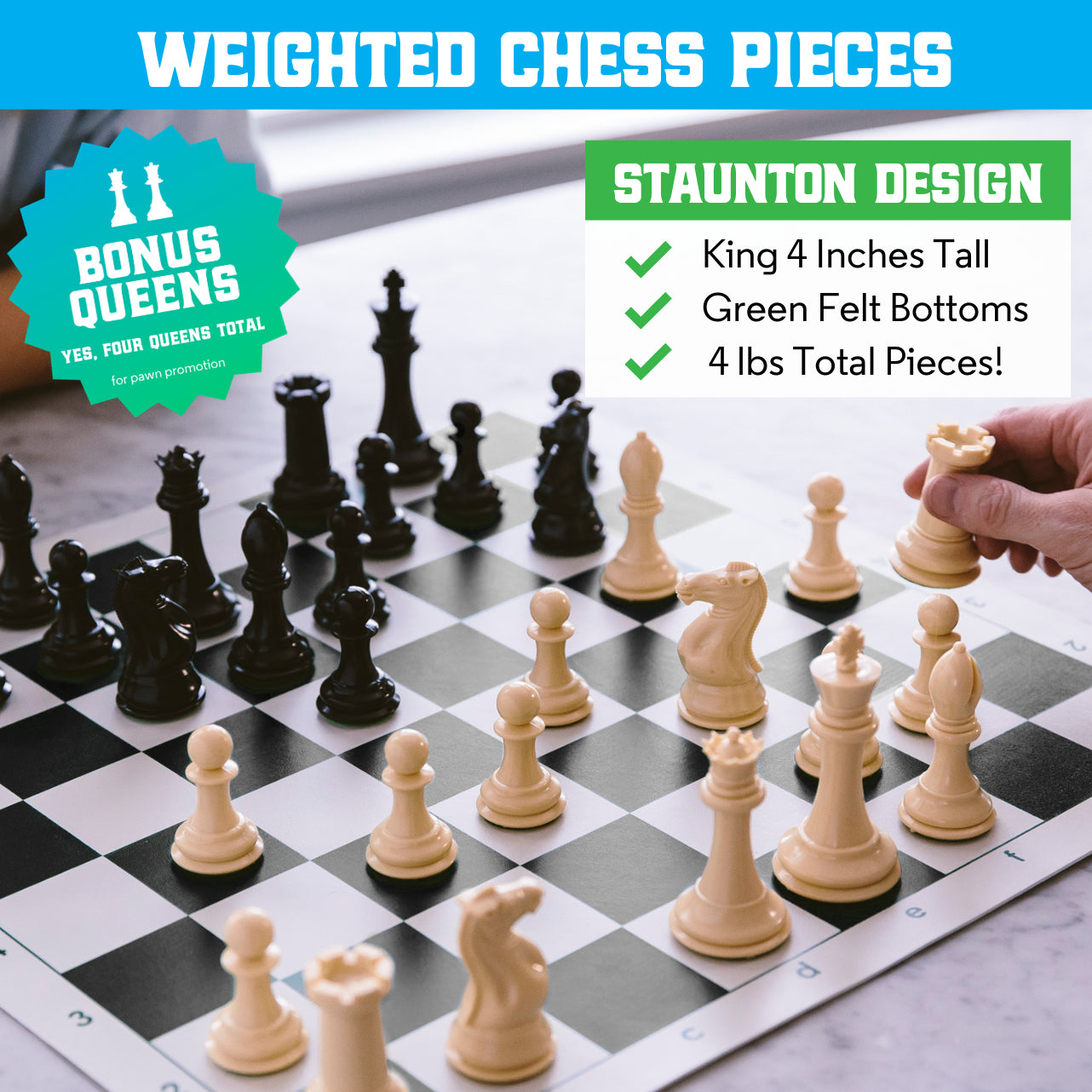 Best Chess Set Ever 4X Weighted