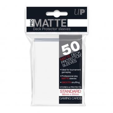 50ct Pro-Matte White Standard Deck Protectors