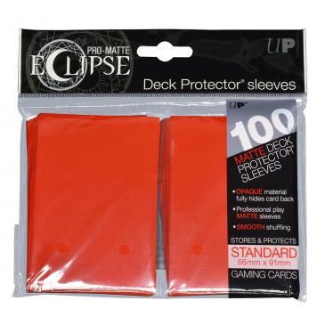 PRO-Matte Eclipse Apple Red Standard Deck Protector sleeve 100ct