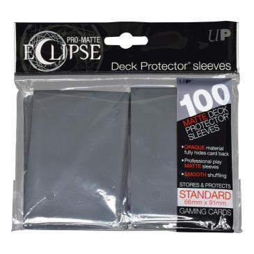PRO-Matte Eclipse Smoke Grey Standard Deck Protector sleeve 100ct
