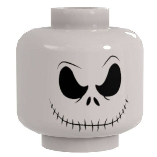Bone Daddy Smiling Minifig Head  - B3 Customs