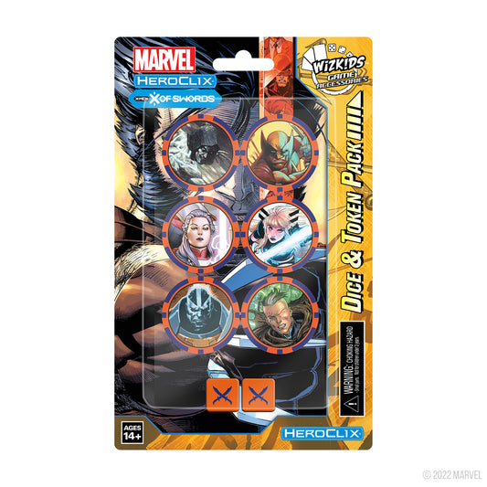 MARVEL HEROCLIX X-MEN OF SWORDS DICE & TOKEN PACK