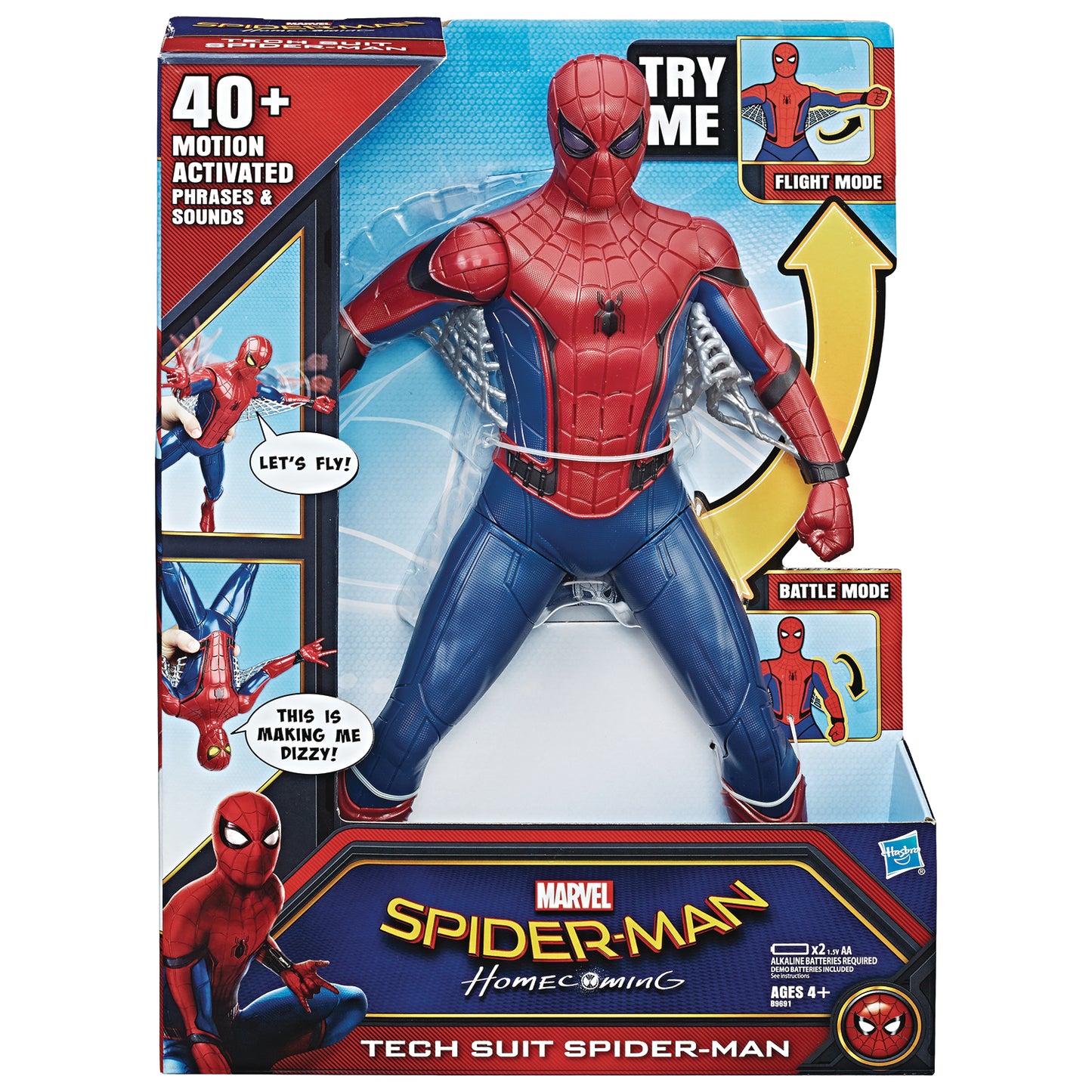 SPIDER-MAN HOMECOMING TECH SUIT SPIDEY AF CS