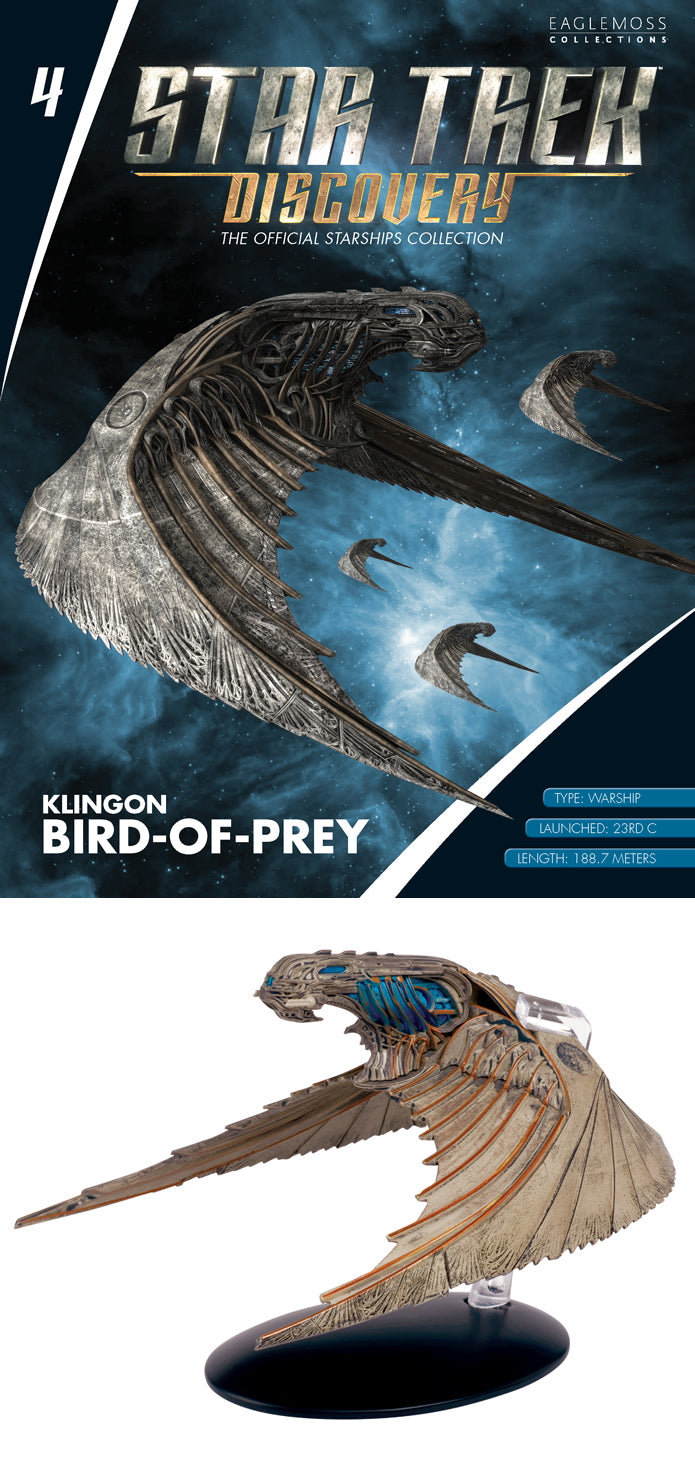 Star Trek Discovery Fig Mag #4 Klingon Bird of Prey