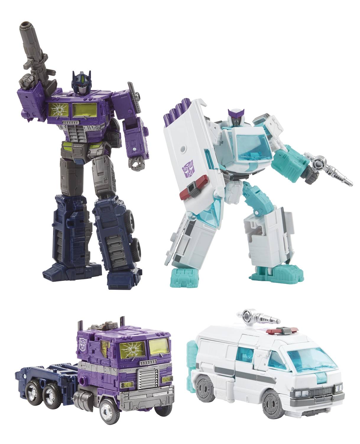 Transformers Generations Selects Shattered Glass Optimus Prime & Ratchet