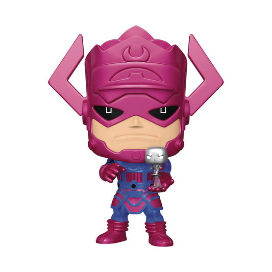 FUNKO POP JUMBO MARVEL GALACTUS PX 10IN FIGURE METALLIC VER 1-2