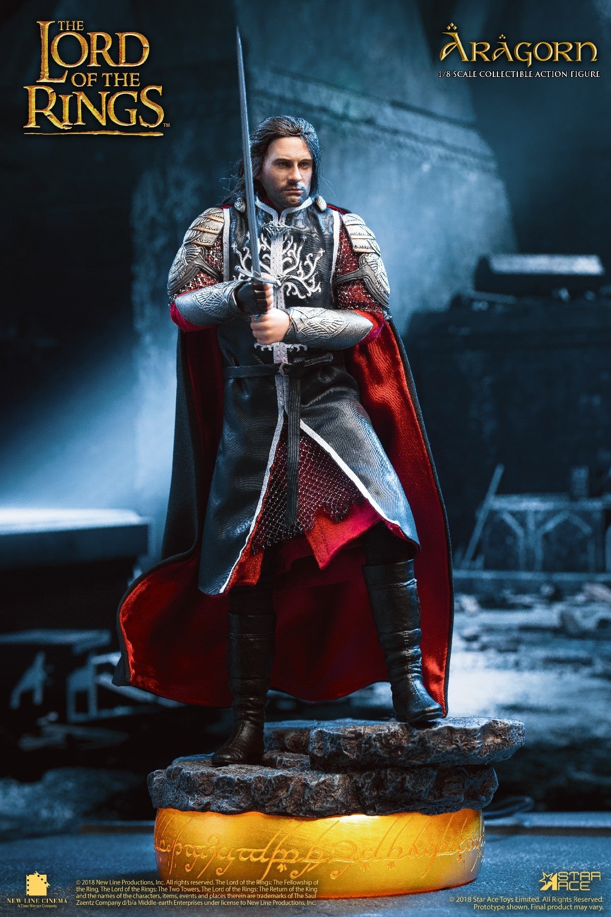 Lord Of The Rings Aragorn 2.0 1/8 Collector's Action Figure Deluxe Ver